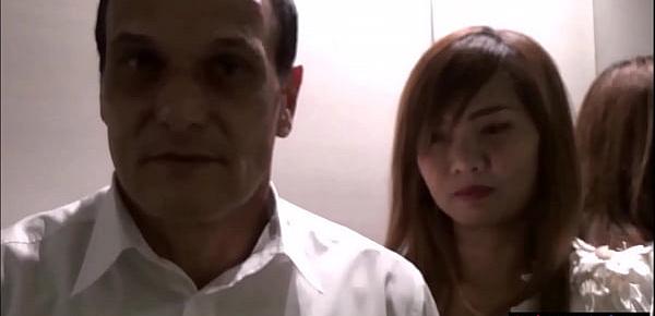  Thai amateur MILF sucks and fucks her neighbors cheating husband
